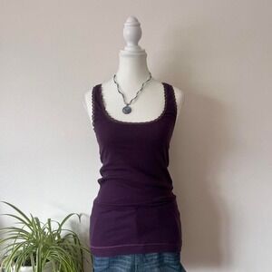 y2k american eagle purple tank top sz L Womens indiesleeze elenagilbert